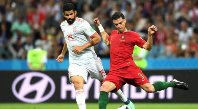 Диего Коща развинти португалската защита и върна Испания в мача (ВИДЕО)