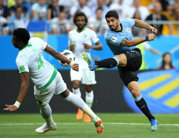 Случаен гол прати Уругвай на елиминации на Световното първенство по футбол