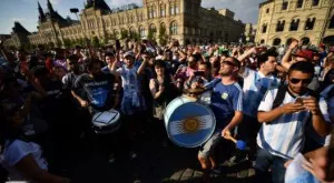 Реакциите на трите гола от Хърватия във фен зона в Буенос Айрес (ВИДЕО)