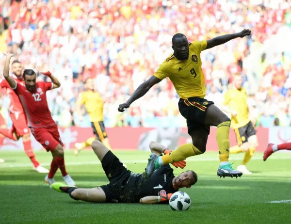 Белгия допусна два гола, но вкара цели пет на Тунис на Световното по футбол
