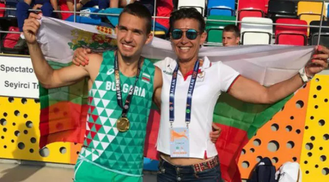 Талантът на Еврофутбол Антонио Иванов е балкански шампион на 200 метра