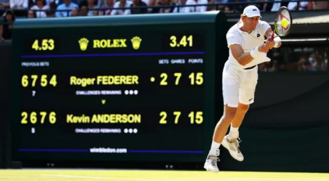 Шок в Лондон: Кевин Андерсън детронира Роджър Федерер