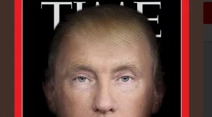 Кой е на корицата на Time - Тръмп или Путин? (Снимка)
