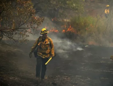 И пожарникари загинаха при гасенето на поредните пожари в Калифорния (ВИДЕО)