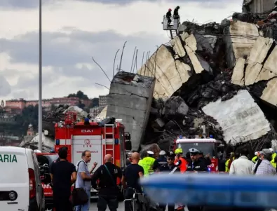 Близо 70 обвинени заради срутването на моста в Генуа 