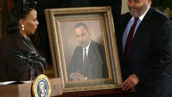 Мартин Лутър Кинг произнася прочутата си реч "Имам една мечта"