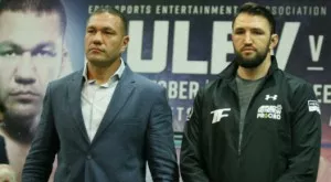 Две седмици преди сблъсъка с Пулев: Хюи Фюри се появи с аркада на окото 