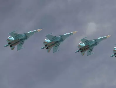 ВИДЕО: Руски Су-34 е свален в Донецка област, дали от руско ПВО?