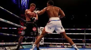 ВИДЕО: Джошуа посети Поветкин в съблекалнята му след боя