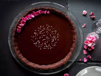 Турски шоколадово-карамелен тарт