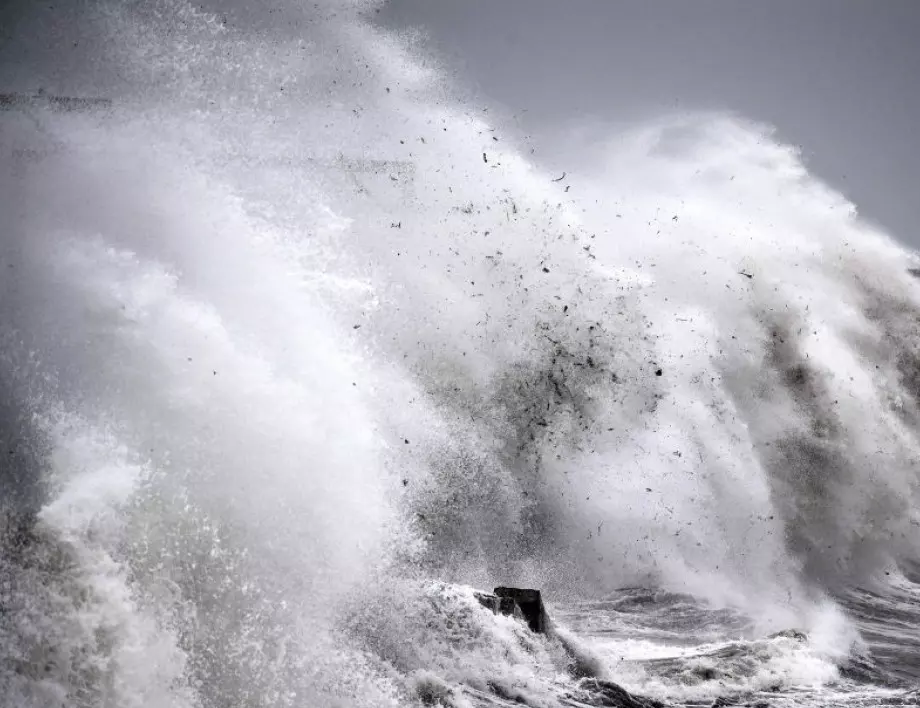 Огромни вълни сриват къщи край Сидни