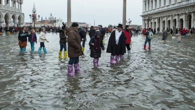 Вода залива Венеция (ВИДЕО)