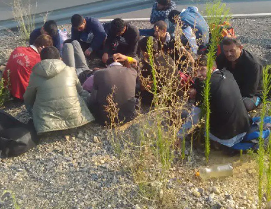 Заловиха нелегални мигранти в София, шофьорът бил без книжка 