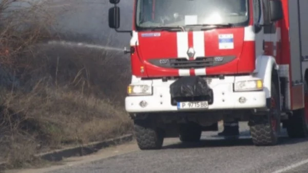 Въздухът в Русе бе замърсен след пожар на сметището