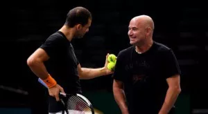 ВИДЕО: Григор тренира с Андре Агаси в Мелбърн