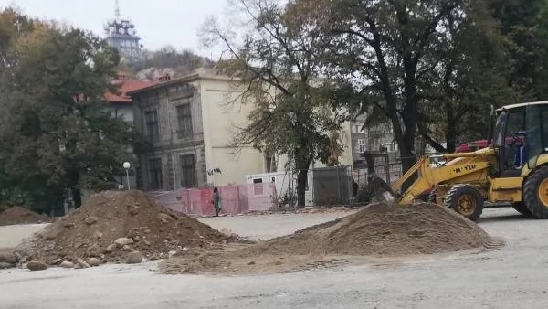 С пълна сила върви ремонтът в центъра на Пловдив 