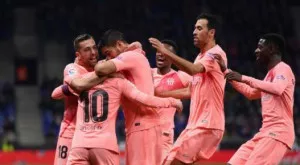 Барселона разпиля Еспаньол за едно полувреме и вече е едноличен лидер в Ла Лига