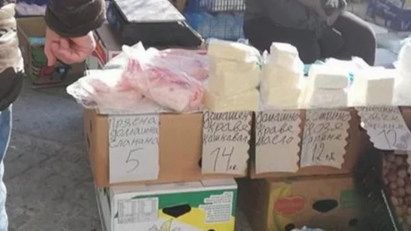 Месо извън хладилници, липса на контрол и мръсотия на пазара в Сандански
