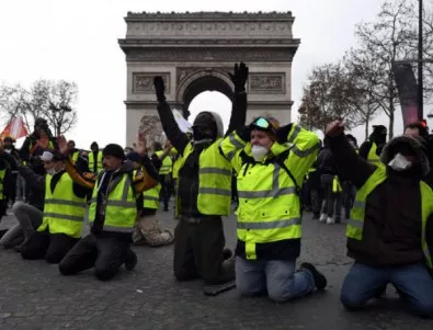 Полицията в Париж забрани протестите на „жълтите жилетки“ на „Шанз Елизе“