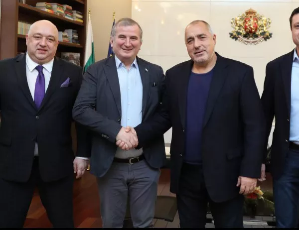 Премиерът Бойко Борисов се срещна с турнирния директор на Sofia Open Горан Джокович