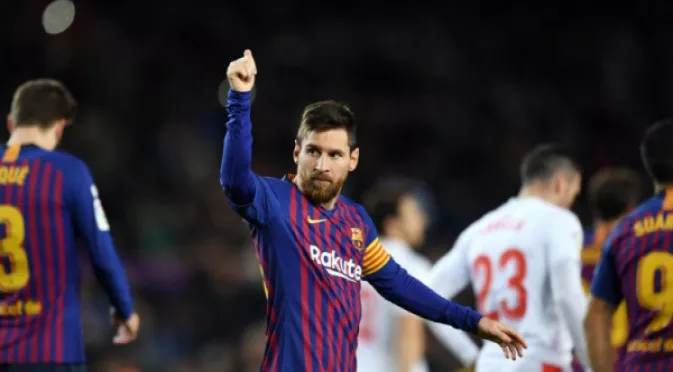 Барселона възвърна преднината си на върха в специален мач за Меси