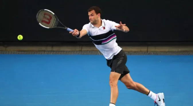 Григор Димитров подари мястото си на 1/4-финалите в Австралия на рожденика Тиафо
