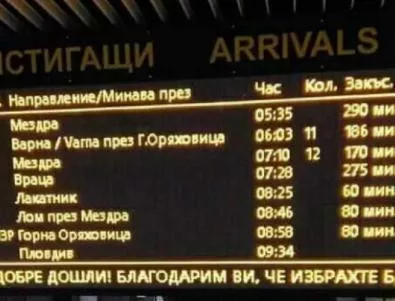 Авария на локомотив предизвика големи закъснения на влаковете в Северозападна България