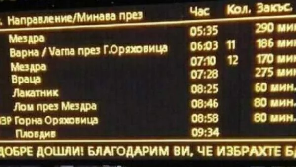 Авария на локомотив предизвика големи закъснения на влаковете в Северозападна България