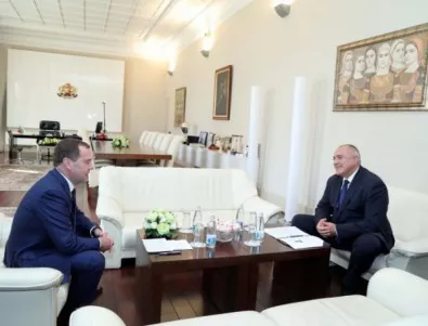 Борисов и Медведев отчетоха ръст на стокообмена между България и Русия