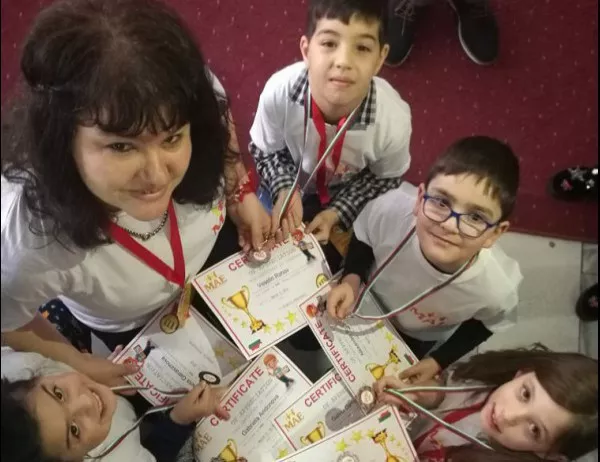 Деца от Асеновград с призови места на първата олимпиада по ментална аритметика
