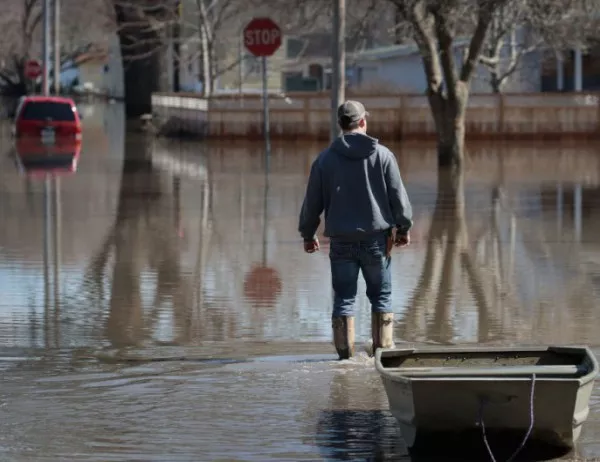 Наводнението в Небраска вече струва 1,4 млрд. долара