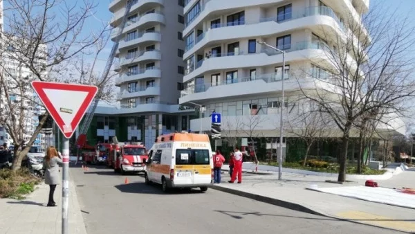 „Пожар“ в нова кооперация показа как действат спасителните екипи на Бургас (СНИМКИ)