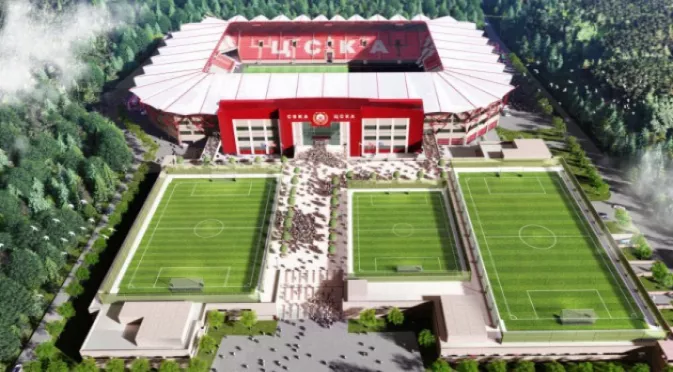 ЦСКА държи на изграждането на нов стадион, но проектът предвижда само реконструиране