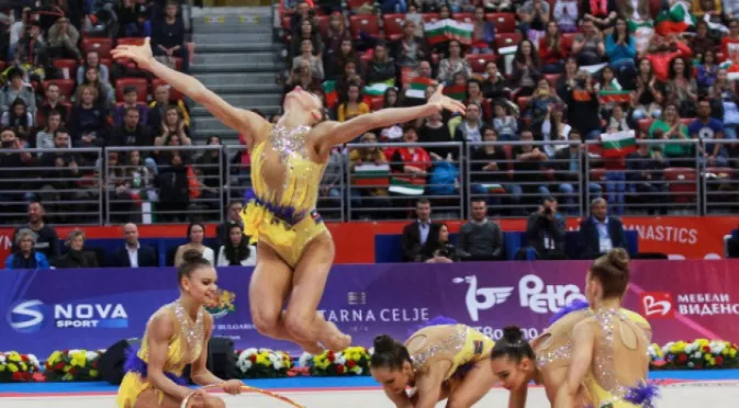 Ансамбълът по художествена гимнастика започна със сребро на Европейските игри 