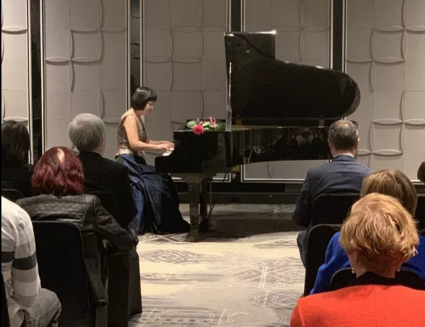 За втора година японската пианистка Фумие Фукуи изнесе концерт в зала “Киото” в хотел Marinela Sofia
