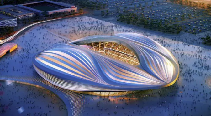 Скандално: Катар разкри огромен стадион за Мондиал 2022, а феновете го оприличиха на ваги*а (ВИДЕО)