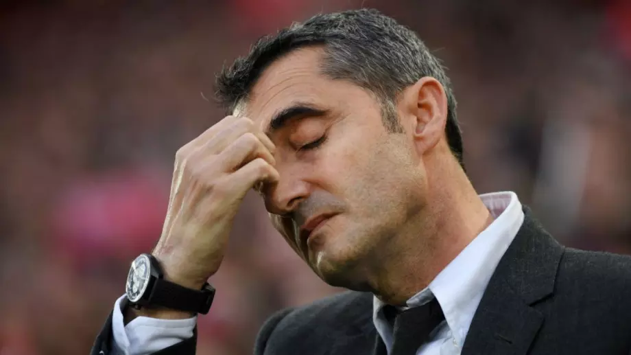 Валверде се разплакал при сбогуването си с Барселона