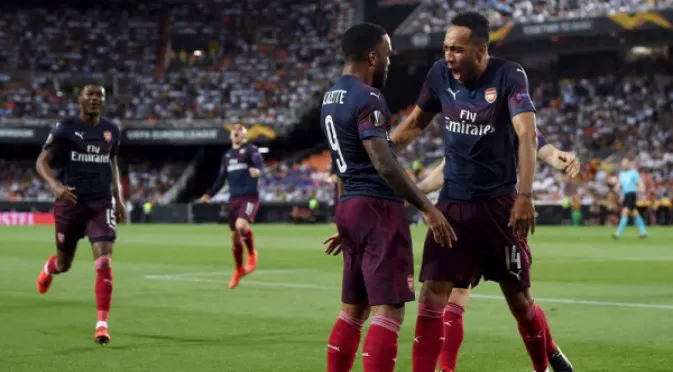 Шоу на Обамеянг и Лаказет прати Арсенал на финал в Лига Европа (ВИДЕО)