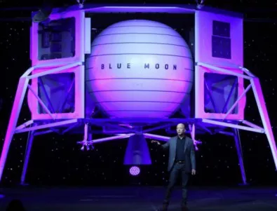 Джеф Безос с амбиции за кацане на Луната (ВИДЕО + СНИМКА)