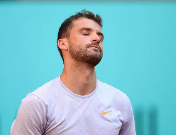Григор Димитров отпадна в първия кръг на Мастърс-а в Рим