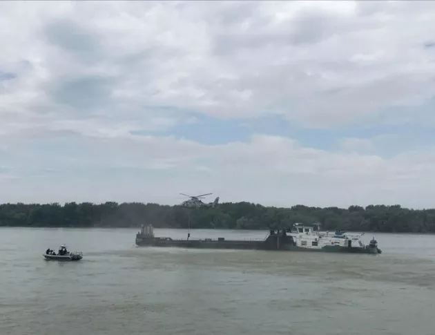 Военноморски сили и гранични полицаи координират действия на учение в Русе