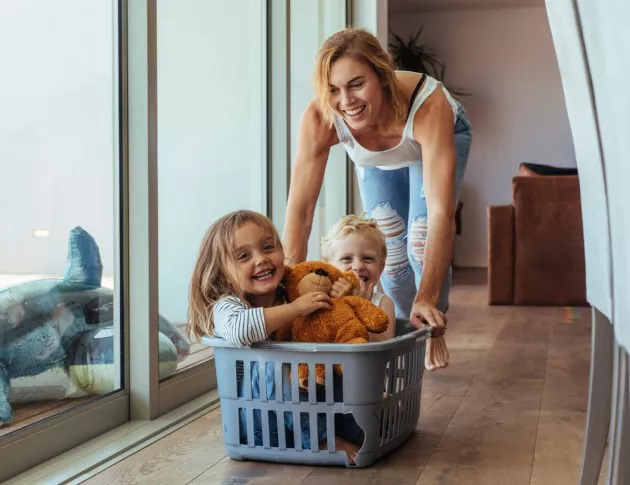 Как да поддържате чист дом с малки деца
