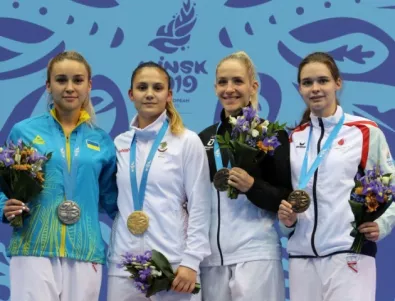 България приключи с три златни медала Eвропейските игри - всички при жените