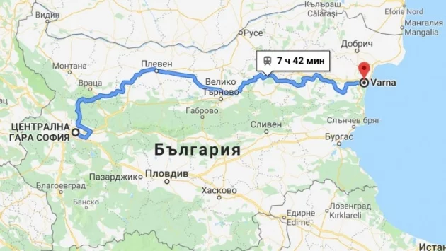 Разписанието на БДЖ вече го има в Google maps