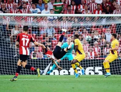 Страхотен гол на Адурис попари Барселона на старта в Ла Лига 
