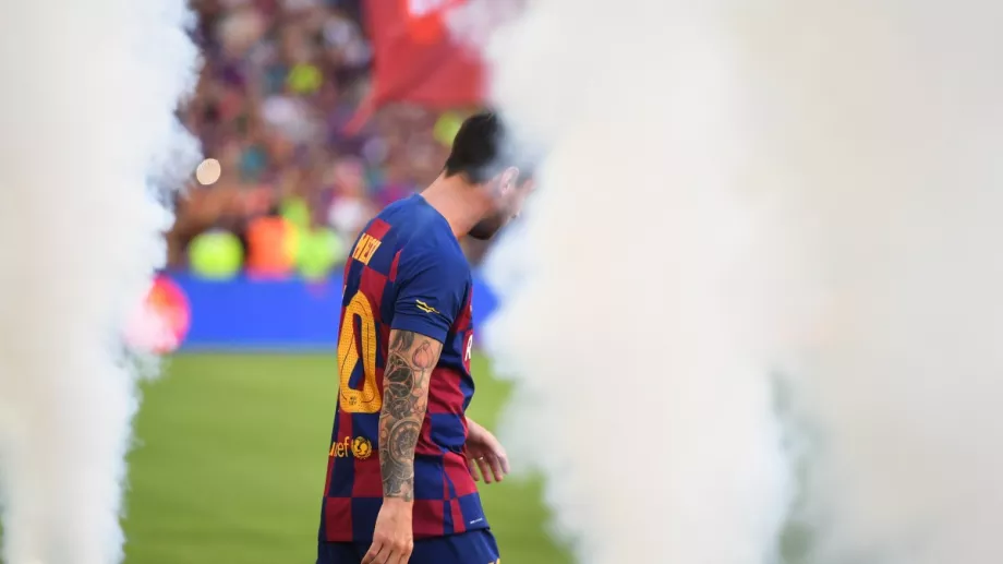 Лионел Меси тренира с Барселона, но не е готов за игра