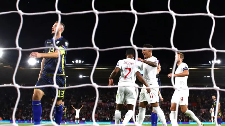 Косово впечатли, но Англия отново вкара 5 гола (ВИДЕО)