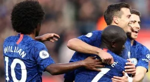 Шеста поредна победа качи Челси временно на второто място в Премиър лийг