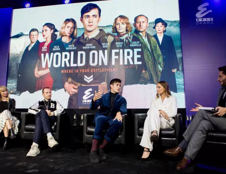 Epic Drama предвещава „Свят в пламъци“ от 10 ноември с грандиозна предпремиера на лилав килим във Варшава 
