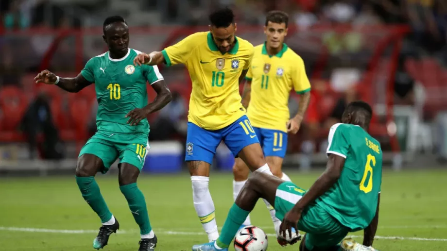 ВИДЕО: Бразилия стигна само до равен със Сенегал в мач №100 на Неймар